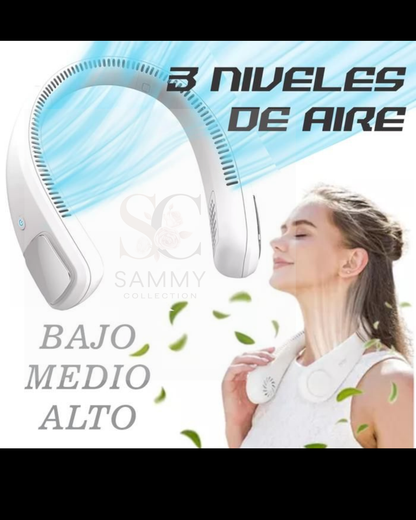 VENTILADOR PORTÁTIL PARA CUELLO – Tu aliado contra el calor